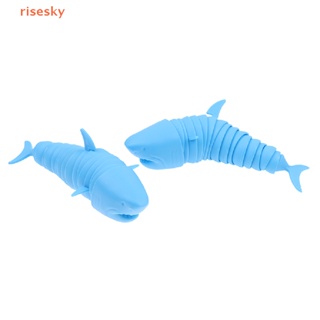 [risesky] ของเล่นฟิดเจ็ต รูปปลาโลมา 3D คลายเครียด