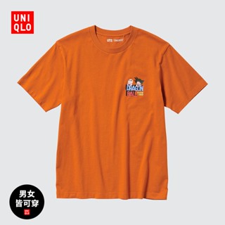 U-t เสื้อยืดแขนสั้น พิมพ์ลายดราก้อนบอล สําหรับผู้ชาย และผู้หญิง