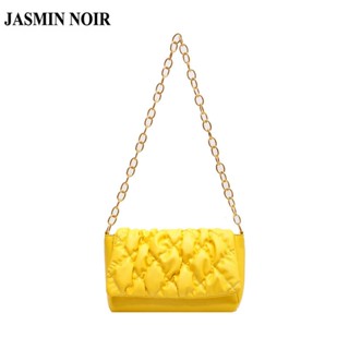 Jasmin NOIR กระเป๋าสะพายไหล่ กระเป๋าถือ แต่งสายโซ่คล้อง สําหรับสตรี