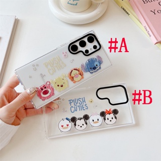 เคสซิลิโคน สำหรับ Clear Case SAMSUNG S23 Plus S23+ S23 Ultra Cute Cartoon Mickey Mouse มิกกี้เมาส์ &amp; Minnie Mouse มินนี่เมาส์ &amp; Stitch &amp; Lotso Soft Silicone Case