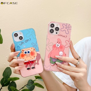 เคสโทรศัพท์มือถือแบบนิ่ม ใส กันกระแทก ลายการ์ตูน SpongeBob SquarePants Patrick Star น่ารัก เรียบง่าย สําหรับ Honor 70 60 50 Honor70 Honor60 Honor50 Pro