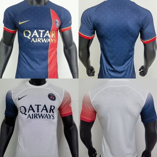 เสื้อกีฬาแขนสั้น ลายทีมชาติฟุตบอล Player Version 2324 PSG ชุดเหย้า เยือน สําหรับผู้ชาย