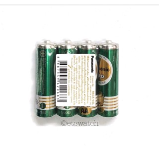 พร้อมส่ง&gt; ถ่านไฟฉาย Panasonic Gold แมงกานีส โกลด์ AA / 2A เขียว ถ่าน
