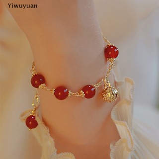 &lt;Yiwuyuan&gt; Vintage Beaded Elegant Decorative Jewelry Gifts Court Bell Charm Temperament Ladies Bangle Luck Beaded Bracelets Gifts On Sale