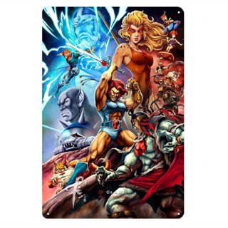 Thundercats โปสเตอร์โลหะดีบุก ลายการ์ตูนเรโทร ขนาด 20x30 ซม. สําหรับเด็ก