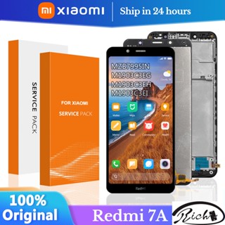 อะไหล่หน้าจอสัมผัสดิจิทัล LCD พร้อมกรอบ แบบเปลี่ยน สําหรับ Xiaomi redmi 7a redmi 7a