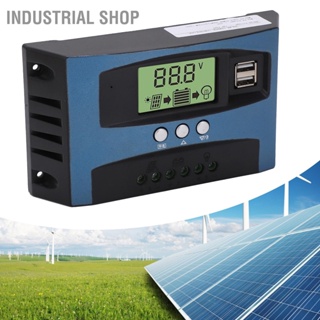  Industrial Shop เครื่องควบคุมการประจุพลังงานแสงอาทิตย์ 12V 24V การระบุอัจฉริยะ MPPT การชาร์จจอแสดงผล LCD เครื่องควบคุมการชาร์จแผงโซลาร์เซลล์