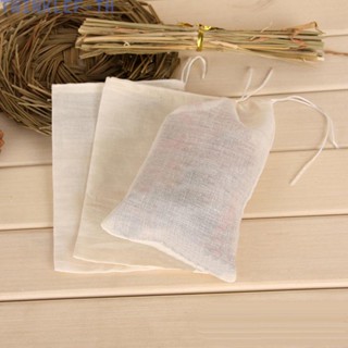 Filter Bag Spice 8x10cm Empty Herb Loose Muslin Reusable Straining Tea