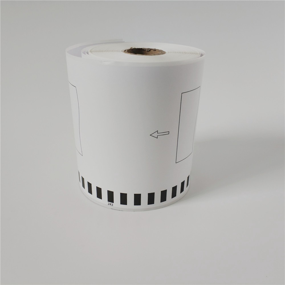 1 x Rolls Brother DK 22243 ใช้งานร่วมกับป้ายต่อเนื่องสําหรับ Brother QL-1050 1060N 1100 1110NWB