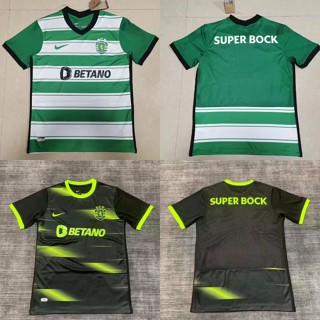 เสื้อกีฬาแขนสั้น ลายทีมชาติฟุตบอล Lisbon Home Jersey 22-23 คุณภาพสูง ไซซ์ S-2XL