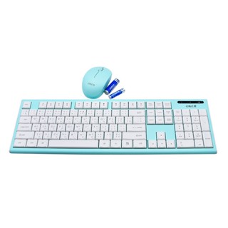 OKER ชุดคีบอร์ดเมาส์ไร้สาย Wireless keyboard mouse set รุ่น ik7500