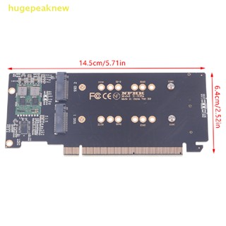 hugepeaknew 1PCS m.2 X16 TO 4X NVME PCIE3.0 GEN3 X16 TO 4*NVME RAID CARD PCI-E VROC CARD Nice