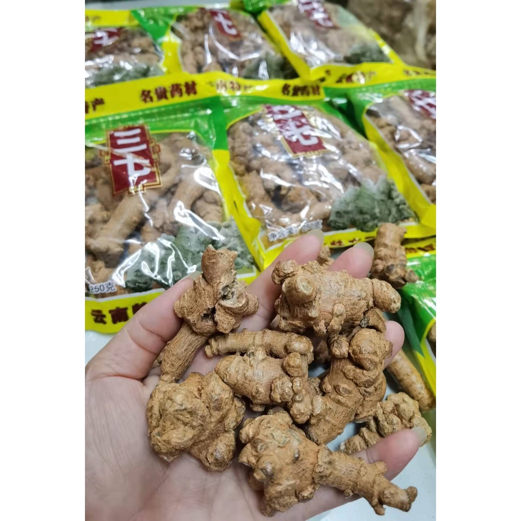Tianqi（田七G52） ✔️แพ็ค250g【เจ็ดความรู้เล็ก ๆ 】 กระจายเลือดชะงักงันและห้ามเลือด ลดอาการบวม และบรรเทาอาการปวด