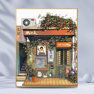 Nong Yang-ภาพวาดระบายสีตามตัวเลข-รูประบายสีตามตัวเลข-diy painting by number-ระบายสีตามตัวเลข nct-painting by number-ระบายสีตามตัวเลข พร้อมส่ง-ภาพวาดสีน้ํามันดิจิตอลถนนที่สวยงาม