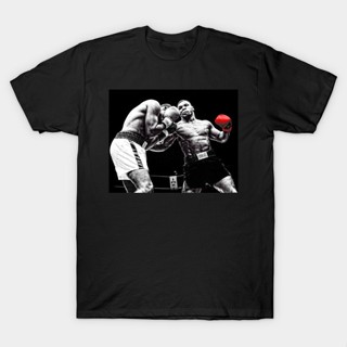 [S-5XL] เสื้อยืด พิมพ์ลายดาวเคราะห์ Mike Tyson สไตล์เกาหลี แฟชั่นวินเทจ สําหรับผู้ชาย