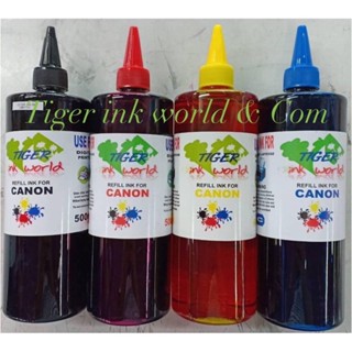 หมึกเติม Canon  Inkjet 500ml หมึกปริ้น/หมึกสี/หมึกปริ้นเตอร์/หมึกเครื่องปริ้น/ตลับหมึก