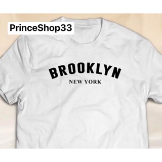 PrinceShop33- Brooklyn NY Trending Minamalist Print Tshirt Unisex for Men and Women Round Neck Tees_03