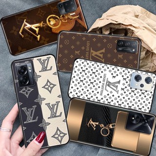 เคสโทรศัพท์มือถือ ซิลิโคน TPU กันกระแทก ลายโลโก้ LV แฟชั่น สําหรับ OPPO A72 A53 A73 A53 A75 A79 A74 A95 A91 F15 4G 5G