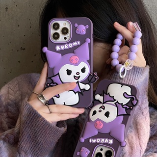 เคสโทรศัพท์มือถือ ซิลิโคน ลายการ์ตูนคุโรมิ สําหรับ Iphone 11 12 13 14ProMax