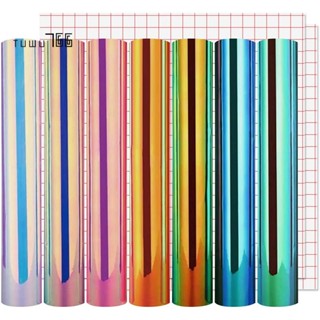 9 Pack Holographic Vinyl for Cricut - 12X12inch Permanent Holographic Vinyl Sheets for Decor Sticker,Party Decor ,Car