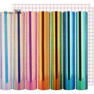 9 Pack Holographic Vinyl for Cricut - 12X12inch Permanent Holographic Vinyl Sheets for Decor Sticker,Party Decor ,Car