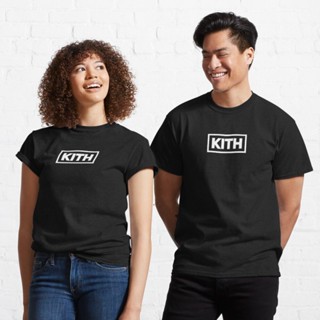 เสื้อแขนสั้น เสื้อไม่ต้องรีด เสื้อยืดผ้าฝ้าย ราคาส่ง Kith Classic T-Shirt 821668481955618866