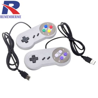 1 x SNES ตัวควบคุม USB สําหรับ PC / Mac Super Nintendo Games Retro Classic Gamepad