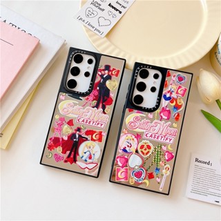 CASETIFY เคสโทรศัพท์มือถือ TPU กันกระแทก ลายการ์ตูนเซเลอร์มูน สําหรับ Samsung Galaxy S23 Ultra S23 Plus S22 Ultra