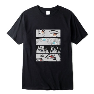 [S-5XL] GILDAN 【เสื้อยืดบูติก】เสื้อยืดแขนสั้น ผ้าฝ้าย พิมพ์ลายอนิเมะ Jujutsu Kaisen Gojo Satoru Fushiguro Megumi Itadori