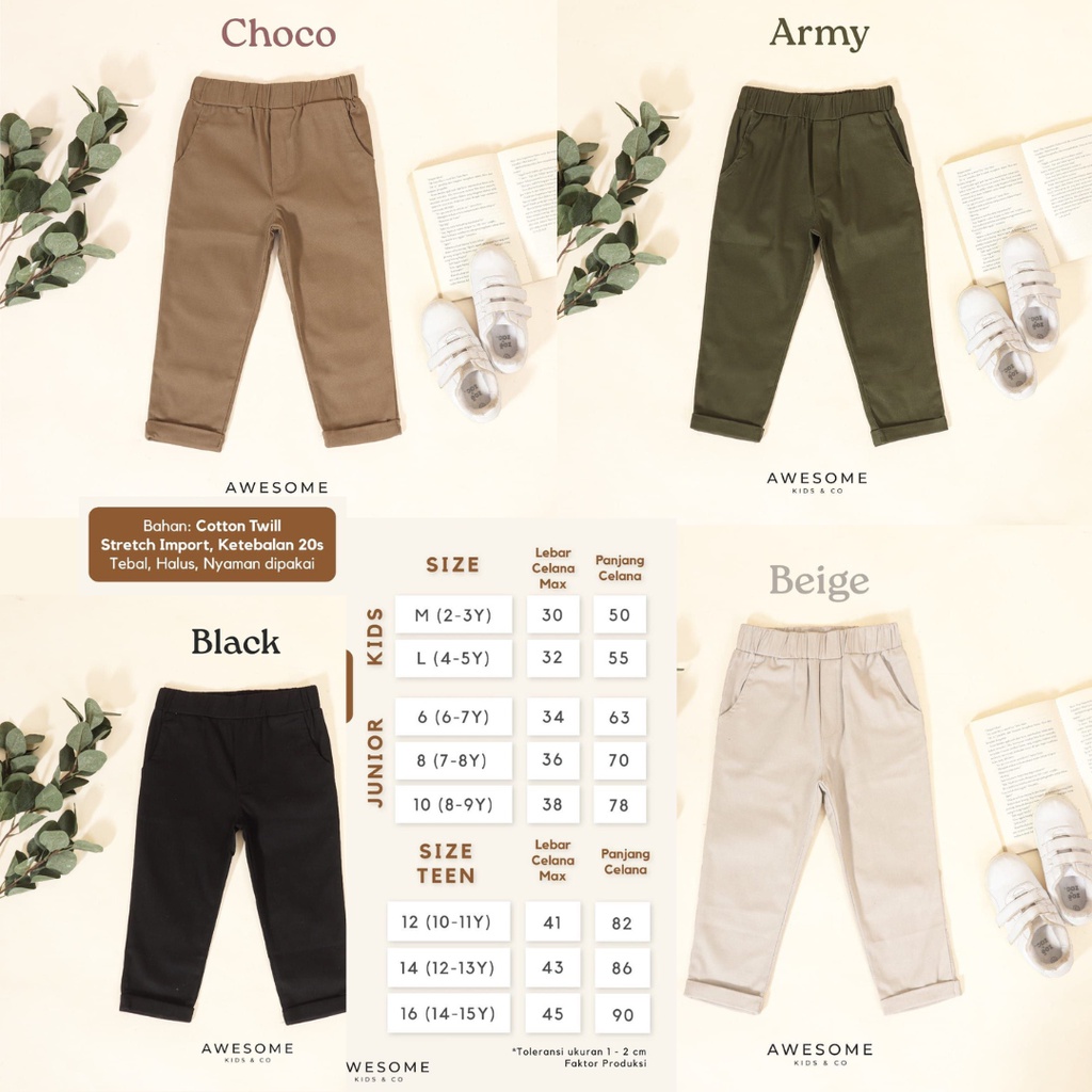 QUINCY CHINO KIDS***