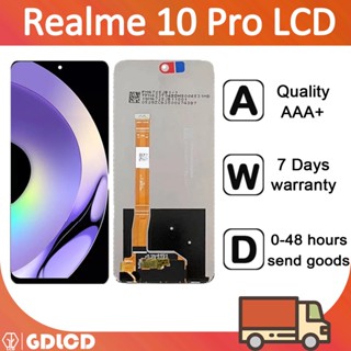 อะไหล่หน้าจอสัมผัสดิจิทัล LCD แบบเปลี่ยน สําหรับ OPPO Realme 10 Pro 5G RMX3663 RMX3660 RMX3661