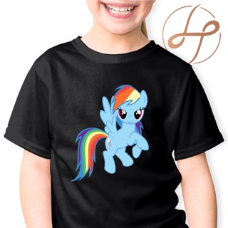 เสื้อยืด พิมพ์ลายการ์ตูน Pony Rainbow Dash PPhdkm39JDfilc37 สไตล์คลาสสิก ไม่ซ้ําใคร สําหรับผู้ชายS-5XL