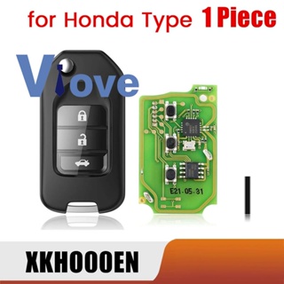 รีโมตกุญแจรถยนต์ 3 ปุ่ม สําหรับ Xhorse XKHO00EN Honda Type VVDI