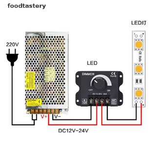 FTY  DC 12V 24V LED Dimmer Switch 30A 360W Voltage Regulator Adjustable Dimmers N