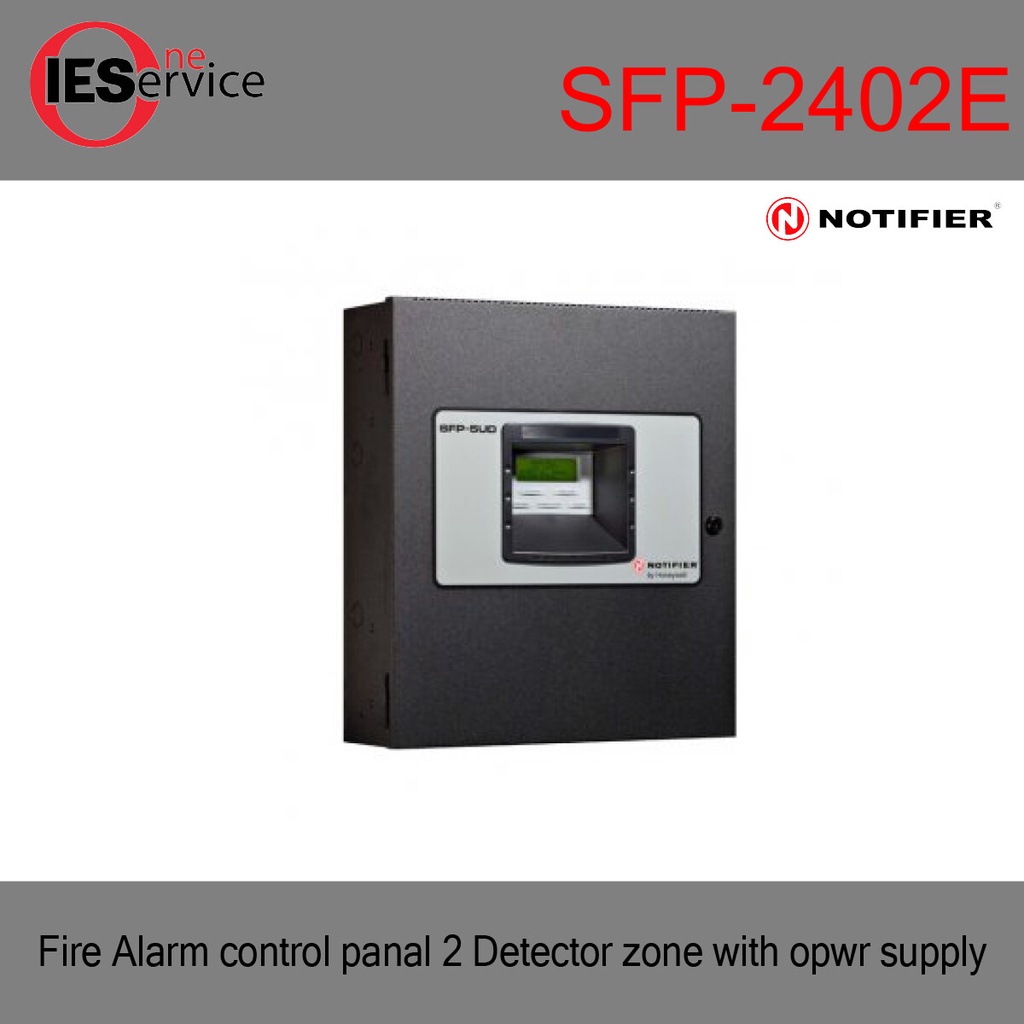Fire alarmตู้ควบคุมสัญญาณระบบแจ้งเหตุเพลิงไหม้ รุ่น SFP-2402E  Fire Alarm control panel 2 Detector z
