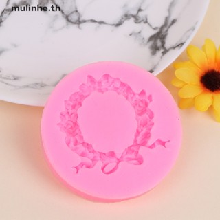 MULINHE Flower  Border Silicone Mold Cake Decor Fondant Cake FDA Silicone Mould TH