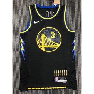 เสื้อกีฬาแขนสั้น ลายทีม NBA jersey Golden State Warriors 3 สไตล์ 2022 3 ชิ้น# Poole เสื้อกีฬาบาสเก็ตบอล รุ่น city edition 75th สีดํา