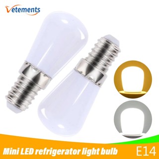 หลอดไฟ LED 220V 0.8W E14 ขนาดเล็ก แบบพกพา สีขาวอบอุ่น แบบเปลี่ยน สําหรับจักรเย็บผ้า ตู้เย็น