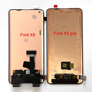 แท้ กรอบหน้าจอสัมผัส LCD สําหรับ Oppo Find X5 X5Pro Find X5 Lite Reno7 SE 5G