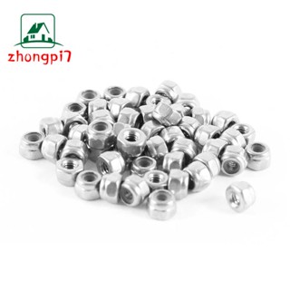 50 pcs 304hc Stainless Steel Hardware Hex Locknut M2 A2-70 g7th