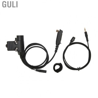 Guli U94 PTT Adapter Cable PU Wire High Strength  Headphone PTT Adapter Standard Plug and Play for STP8040 for Stp8035 for