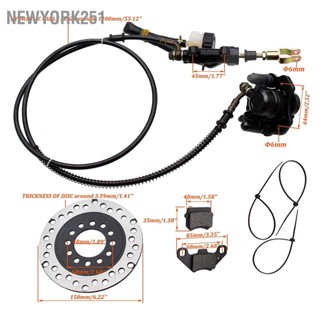 Newyork251 ดิสก์เบรกชุดผ้าเบรกดิสก์โรเตอร์สำหรับ 50cc 110cc 125cc 150cc 200cc 250cc จักรยานสกปรก Quad ATV Go Kart