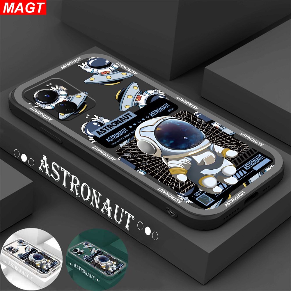 Oppo A60 A38 A18 A78 A58 A17 A57 Reno 8T A15 A16 A54S A16K A53 A12 A5S A7 A3S A11k A52 A92 A94 A37 F9 5F A1K A31 A8 A55 C1 แฟชั ่ นน ่ ารักออกแบบอวกาศบินกรณี MAGT