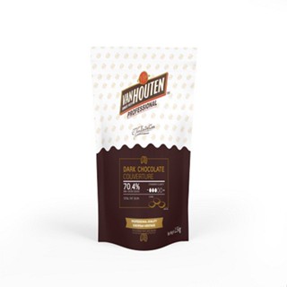 VANHOUTEN SUPREME DARK CHOCOLATE COUVERTURE ช็อกโกแลต แวนฮูเต็น ซูพรีม ดาร์คช็อกโกแลต คูเวอร์เจอร์ 70.4% ขนาด1.5kg