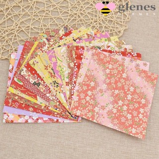 Glenes สายกระดาษลายดอกไม้สีทองสไตล์ญี่ปุ่นสําหรับตกแต่งสมุด Diy 20 ชิ้น