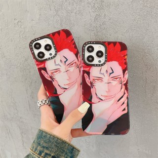 เคสแข็ง สำหรับ ไอโฟน iPhone 14 Pro Max iPhone 13 Pro Max iPhone 12 Pro Max iPhone 11 Cartoon Jujutsu Kaisen Laser Design Hard Case