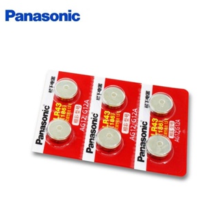 Panasonic LR43 186 AG12 386 G12A 1.5V ถ่านกระดุมเครื่องคิดเลขและนาฬิกา ถ่าน