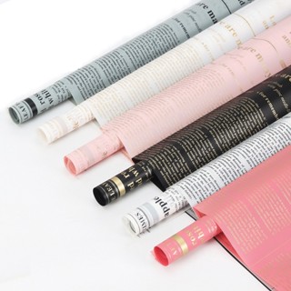 กระดาษห่อช่อดอกไม้ ช่อดอกไม้ กันน้ํา 58x58 ซม. 20 ชิ้น