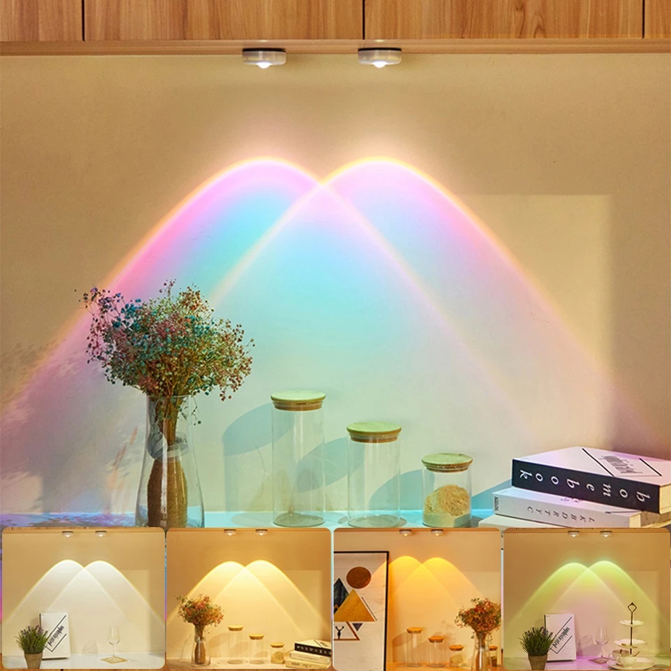 โคมไฟโปรเจคเตอร์ LED รูปพระอาทิตย์ตก บรรยากาศ สําหรับตกแต่ง