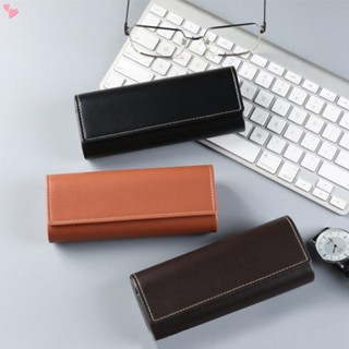 กระเป๋าใส่แว่นตา หนัง PU สีพื้น สําหรับผู้หญิง